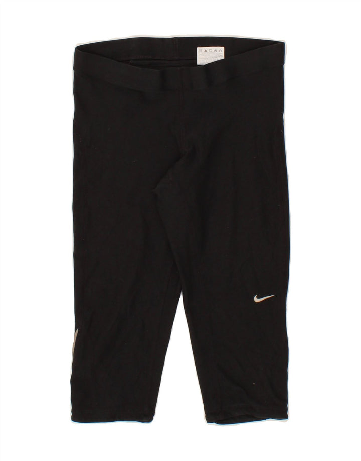 NIKE Womens Dri Fit Capri Leggings UK 6 XS Black Polyester Vintage Nike and Second-Hand Nike from Messina Hembry 