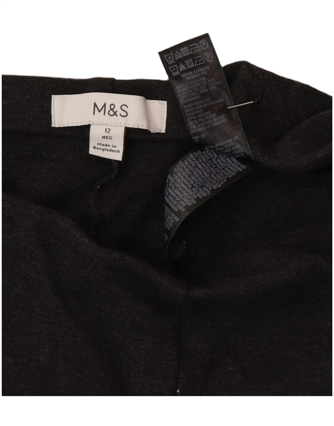 Legginsy damskie Marks & Spencer UK 12, średnioszara wiskoza