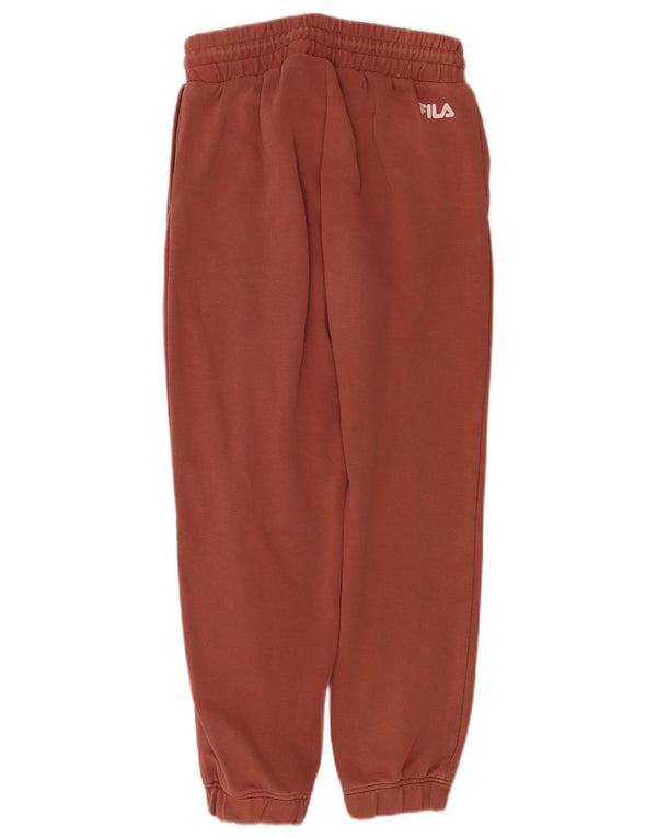 Damskie spodnie dresowe Fila Graphic Joggers UK 4 XS Różowe