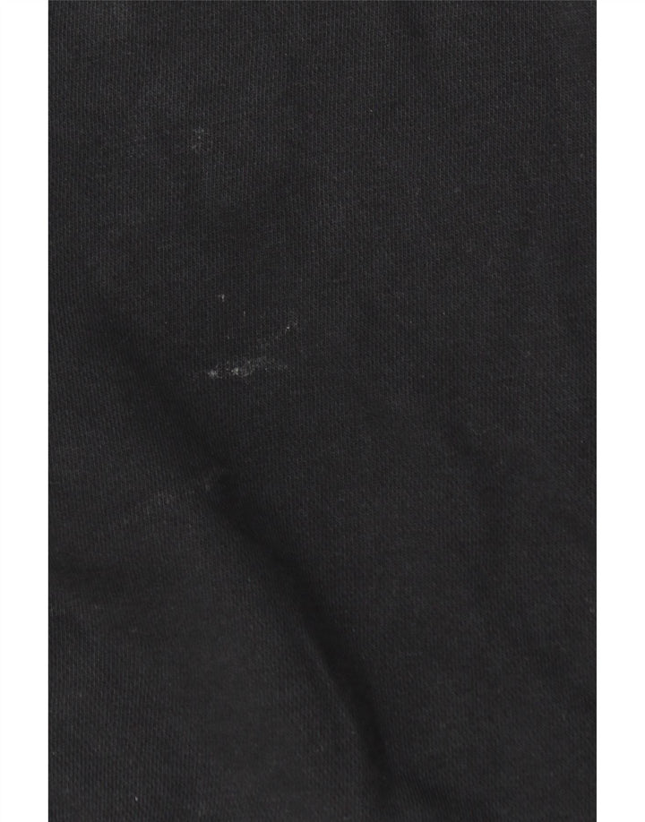 NIKE Womens Oversized Sweatshirt Jumper UK 10 Small Black Cotton