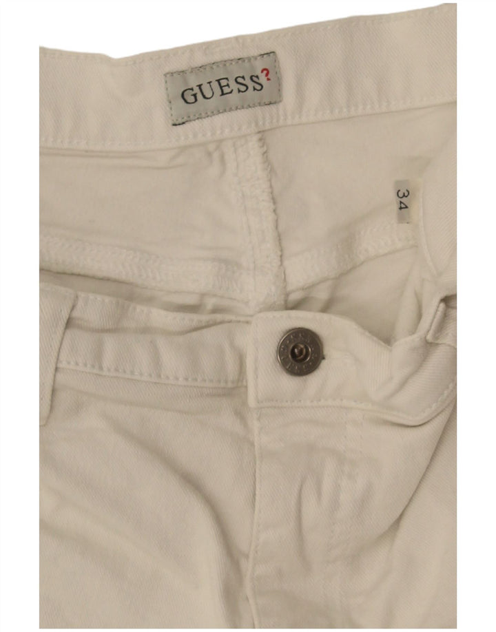 Męskie jeansy Guess Bootcut W34 L28 w kolorze złamanej bieli