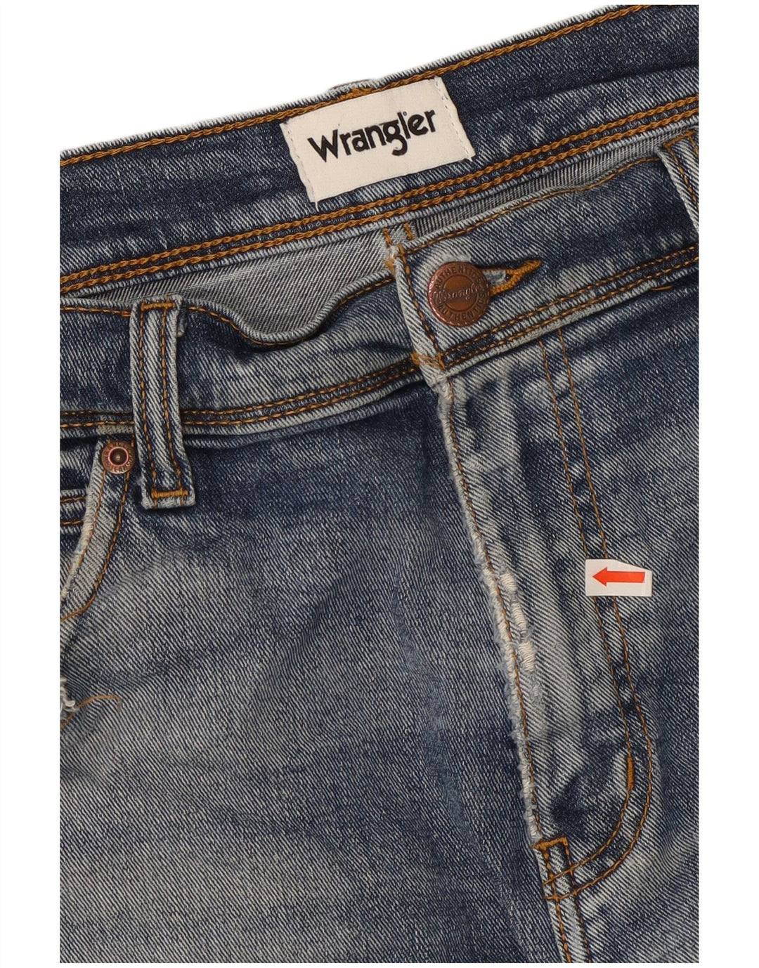 Męskie jeansy Wrangler Texas Straight W32 L30 Niebieskie bawełniane
