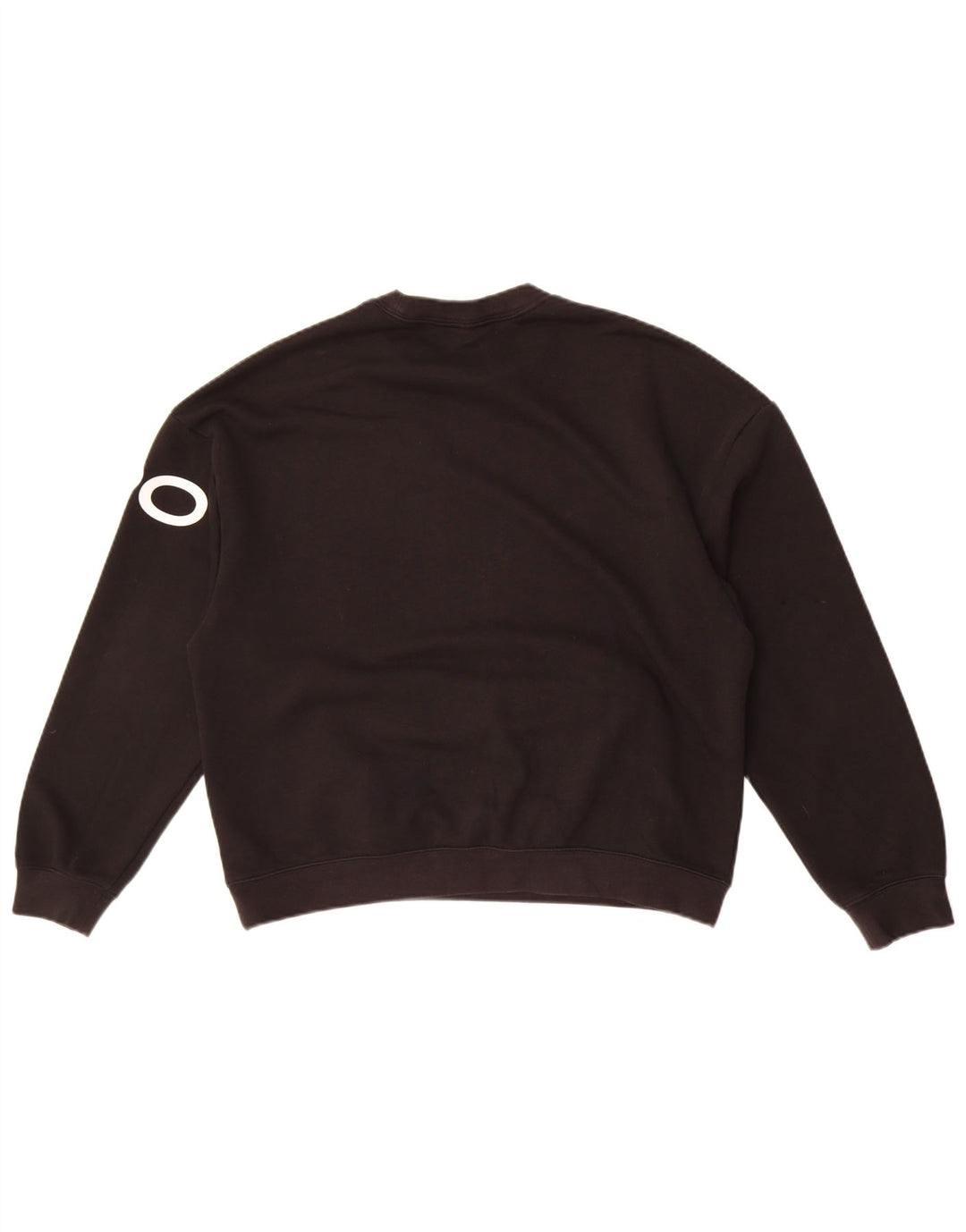 Damska bluza dresowa Nike z grafiką oversize, UK 10, mała, czarna, bawełniana