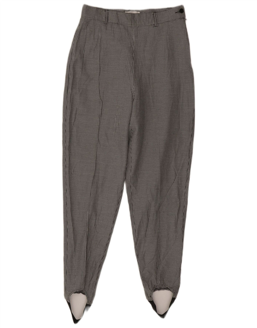 Spodnie damskie Benetton IT 44 Medium W28 L30 Czarne pepitkę