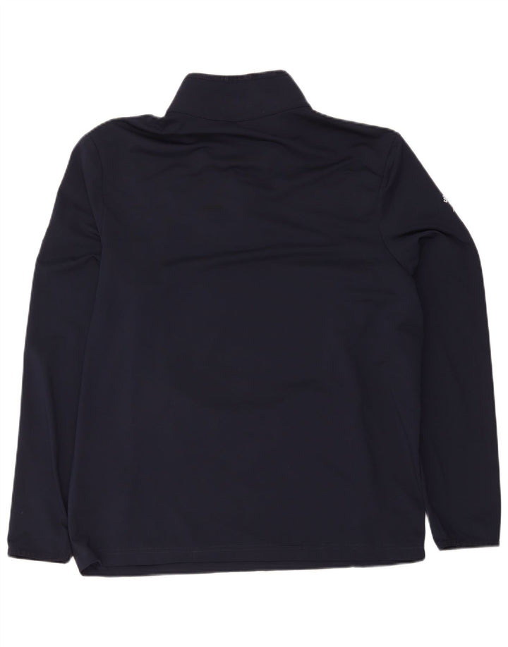 Męski dres Lacoste z zamkiem błyskawicznym, rozmiar 6 XL, granatowy poliester