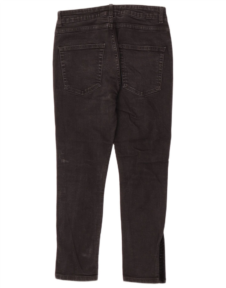 Męskie jeansy Zara Cropped EU 38 Small W30 L24 Czarny blok kolorów