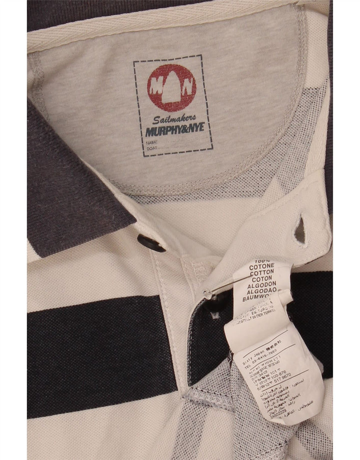 Męska koszulka polo Murphy & Nye XL, bawełniana w białe paski