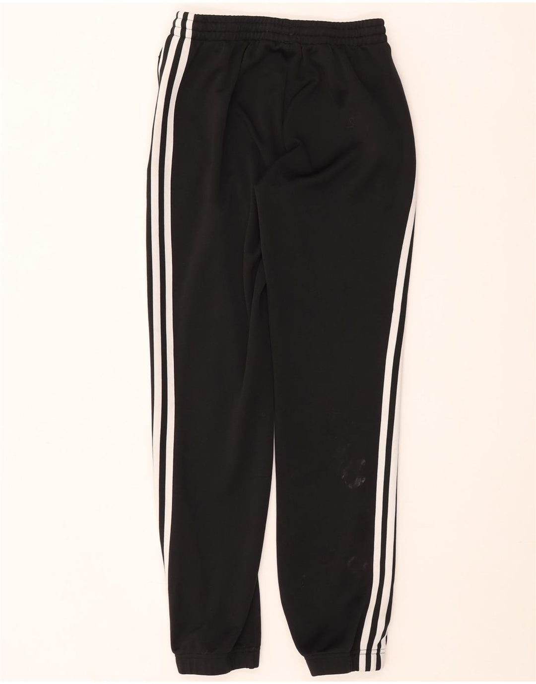 Męskie spodnie dresowe Adidas, małe, czarne, poliestrowe