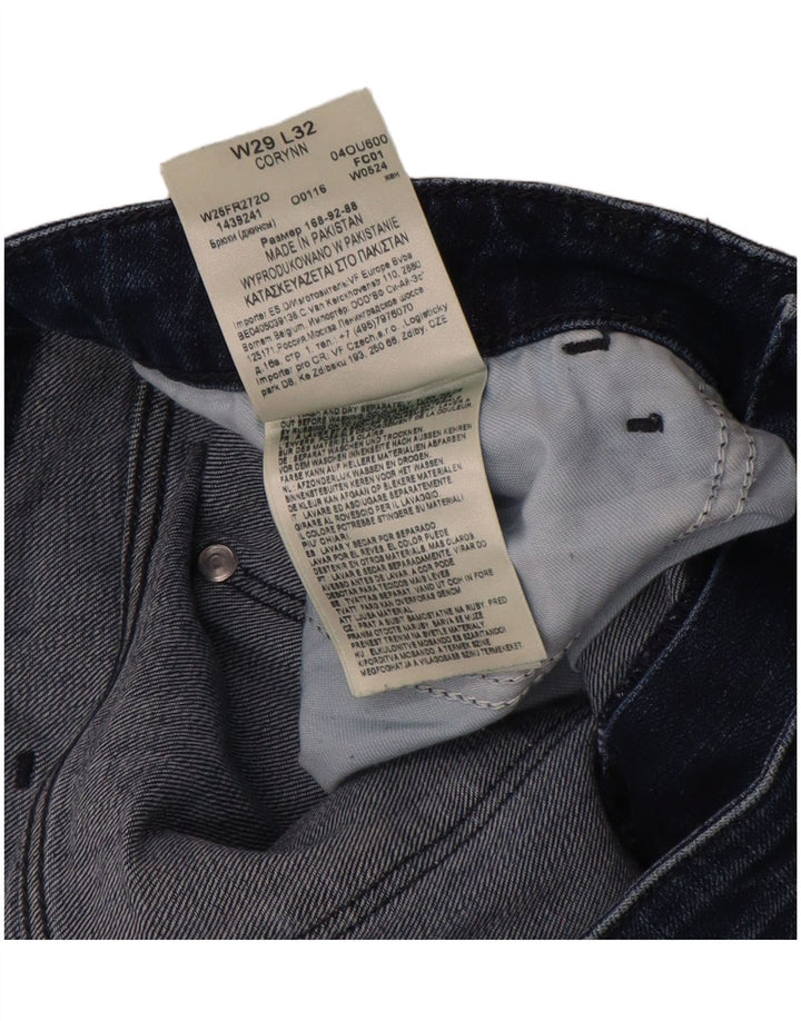 Damskie jeansy Wrangler Corynn Slim W29 L32 Granatowa bawełna
