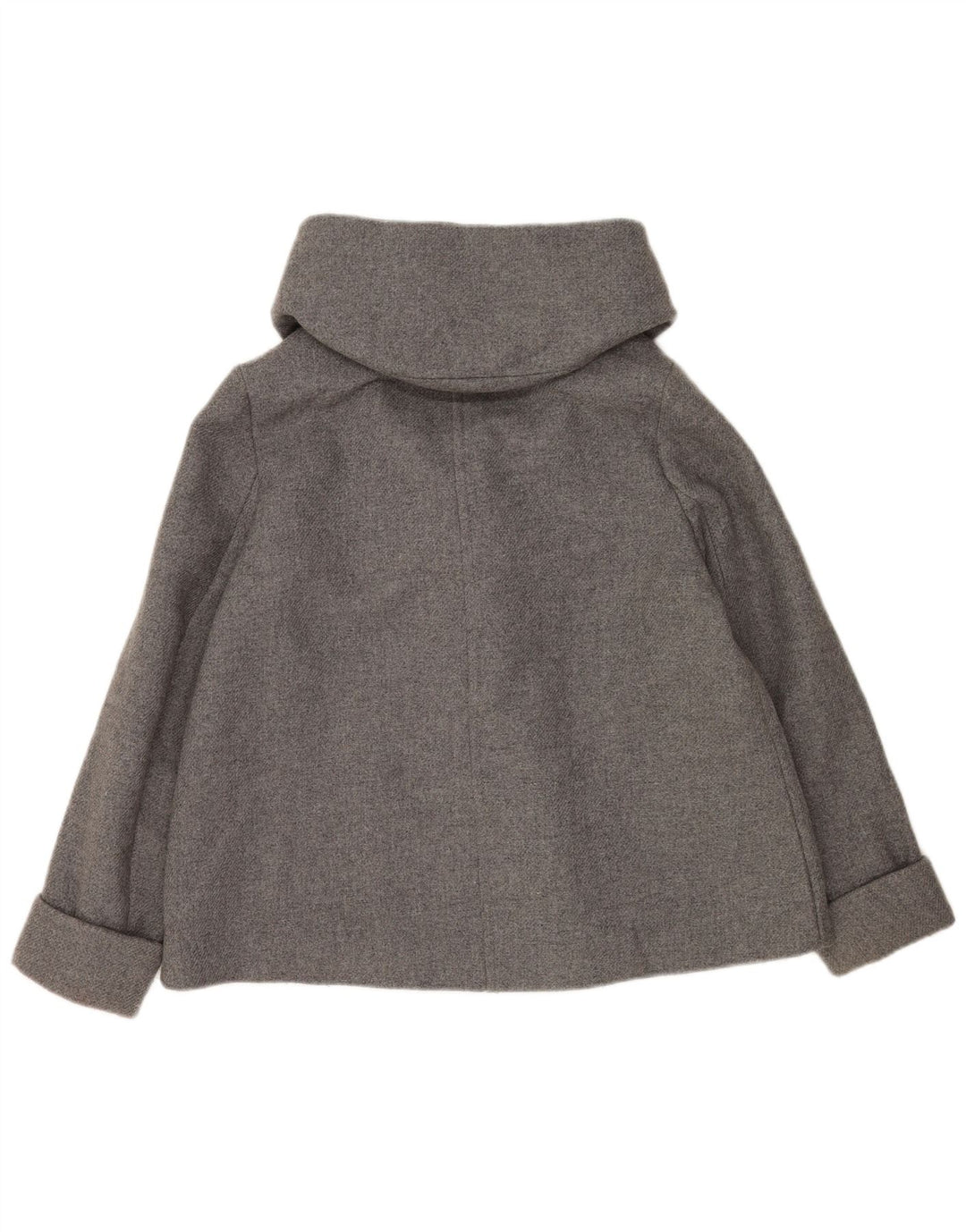 Damska kurtka bomberka z kapturem Zara UK 14, średnia szara wełna