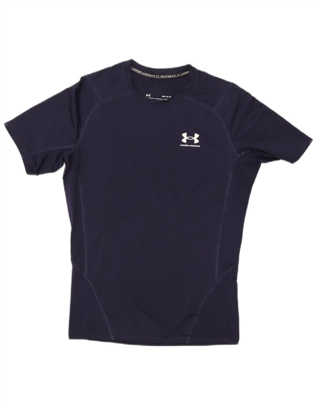 Męska koszulka t-shirt Under Armour Heat Gear, średnia, granatowa, syntetyczna