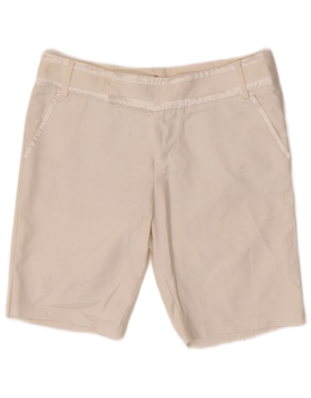 Damskie spodenki Chino Tommy Hilfiger W30 Średniobiała bawełna