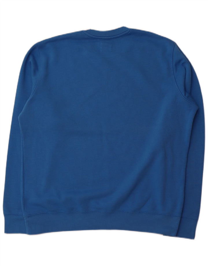 CHAMPION Mens Sweatshirt Jumper Large Blue Cotton
