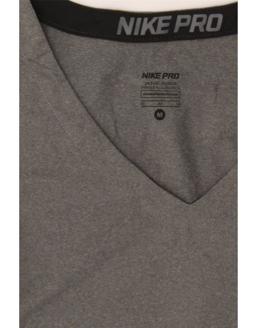 NIKE Womens T-Shirt Top UK 12 Medium Grey Polyester Vintage Nike and Second-Hand Nike from Messina Hembry 