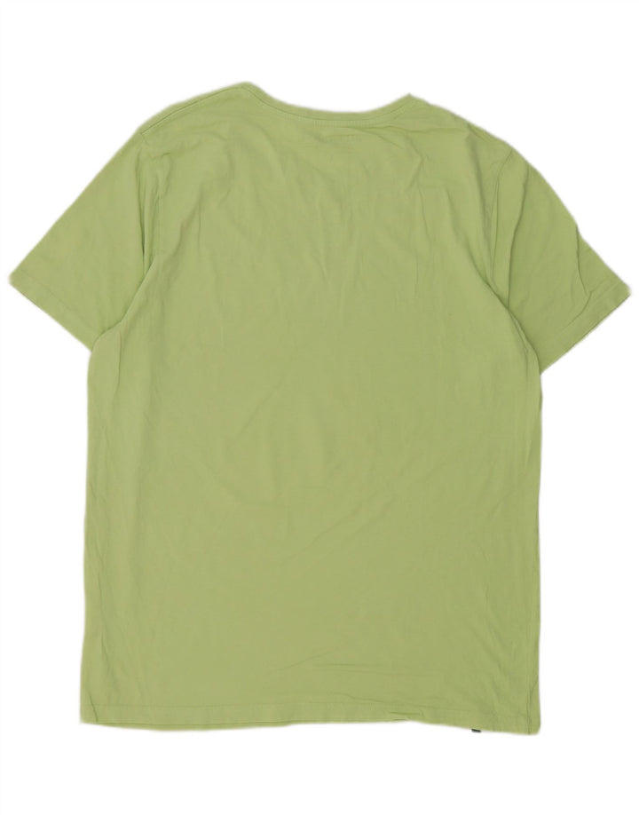 Męski T-shirt z grafiką Billabong, duży, zielony, bawełniany