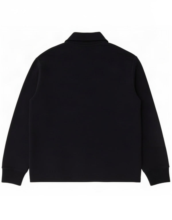 Marks & Spencer Mens Zip Neck Sweatshirt Jumper 2XL Navy Blue Cotton