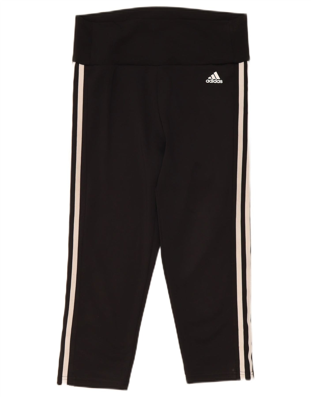 Damskie legginsy Adidas Aeroready Capri UK 12/14 Średni czarny poliester