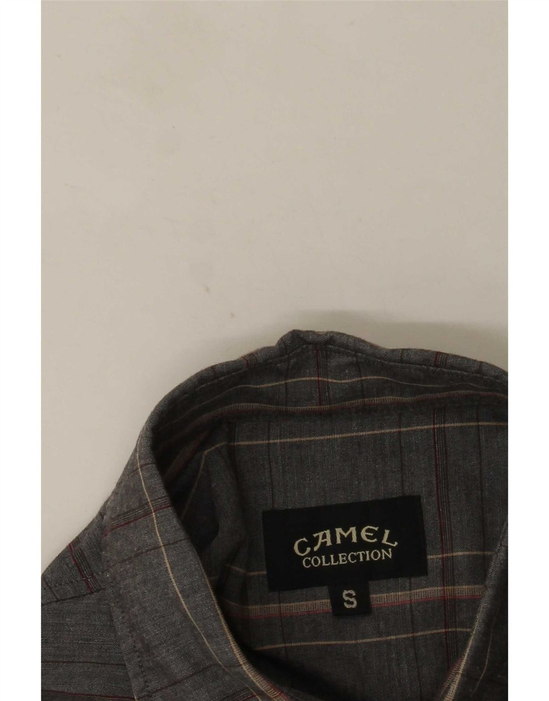 Koszula męska Camel Active w małą szarą kratę