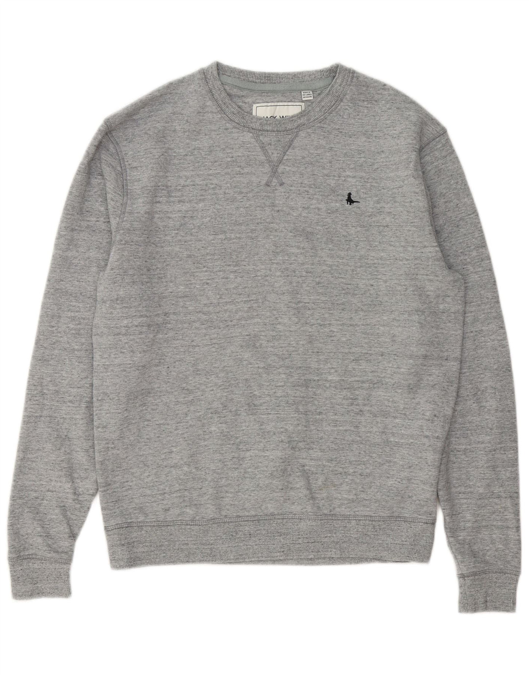 Męska bluza Jack Wills Sweter XS Szara bawełna w plamki