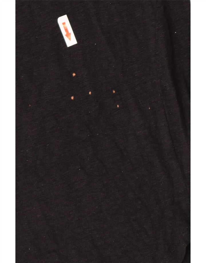 Top damski Zara z rękawem 3/4 UK 10, mały, czarny