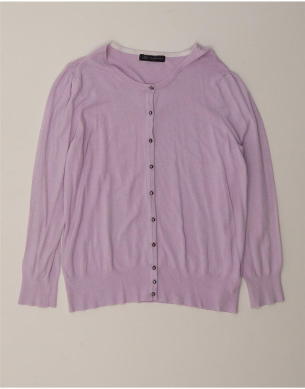 Sweter damski Marks & Spencer UK 16, duży, fioletowy, wiskoza