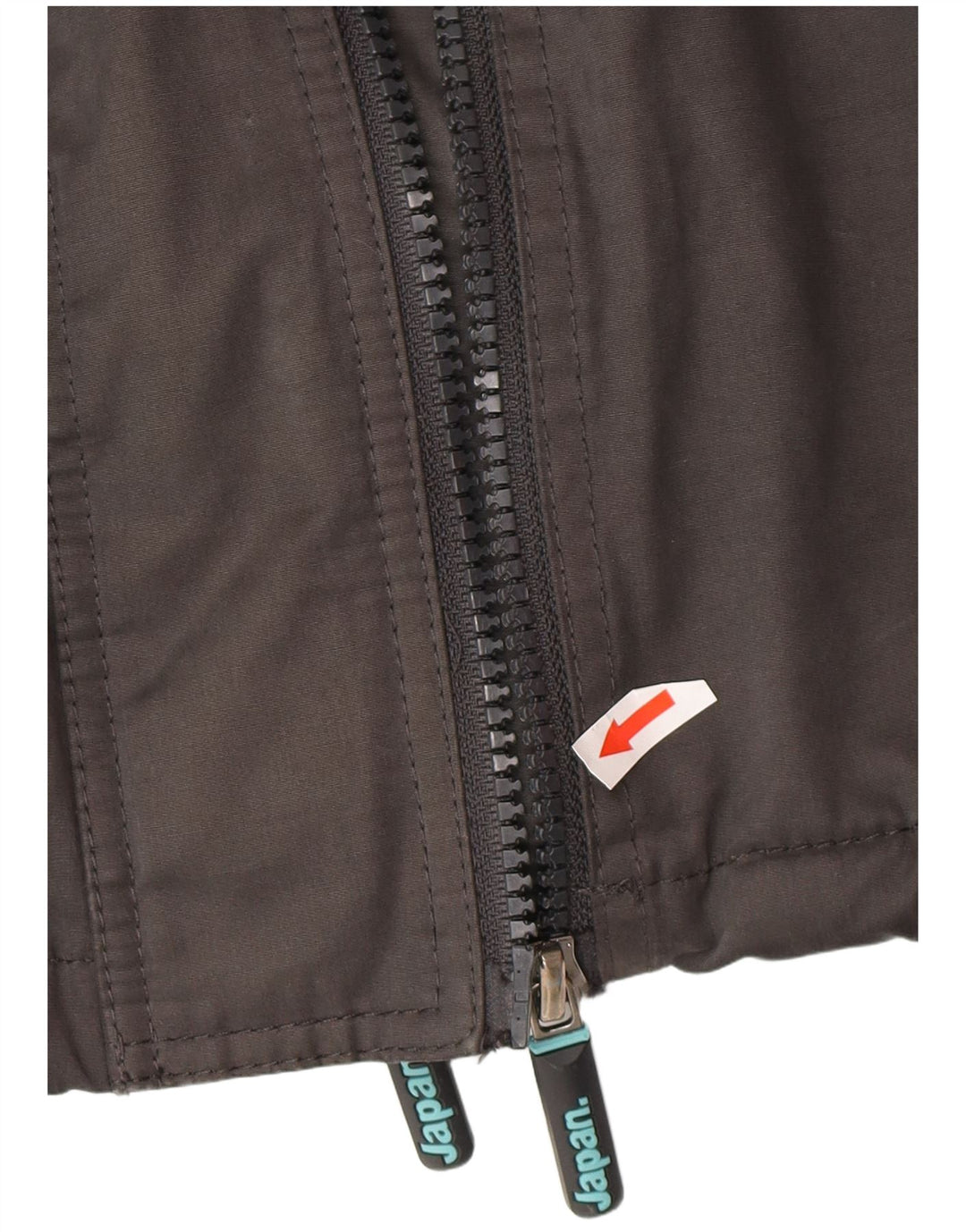 Męska kurtka wiatrówka z kapturem Superdry The Windcheater UK 42 XL, szara