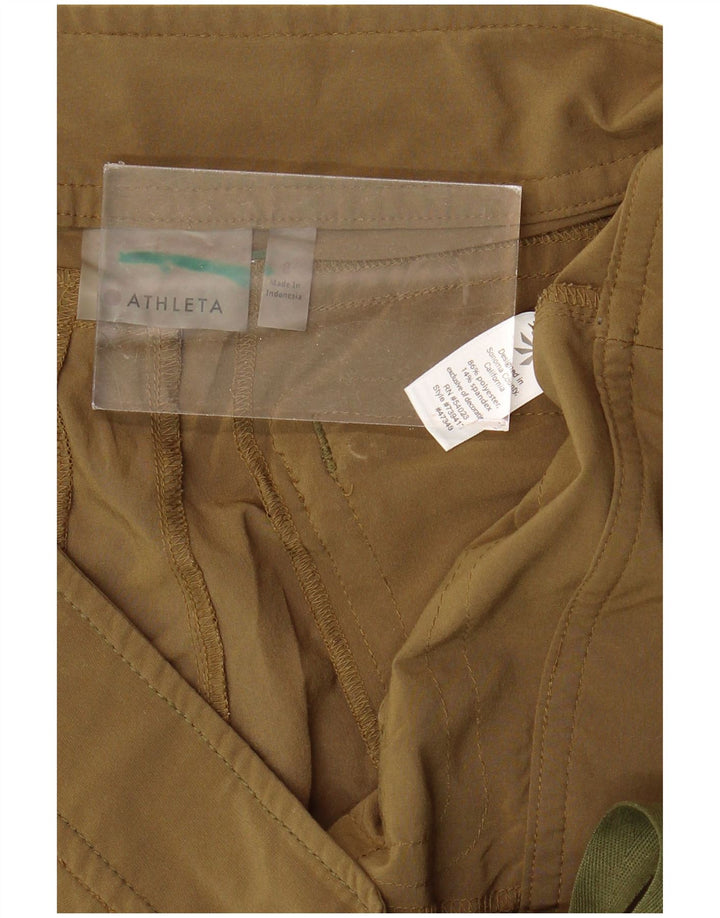 Damskie spodenki bojówki ATHLETA US 8 Medium W34, poliester khaki