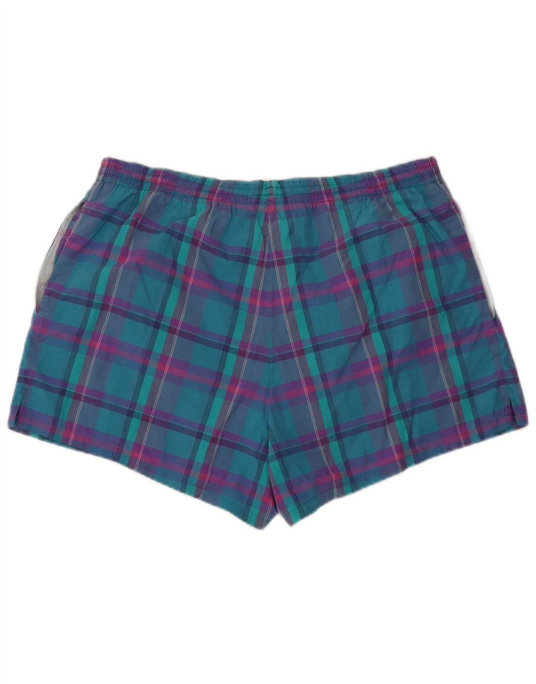 Adidas Męskie spodenki kąpielowe duże W36 L3 w turkusową kratę Retro