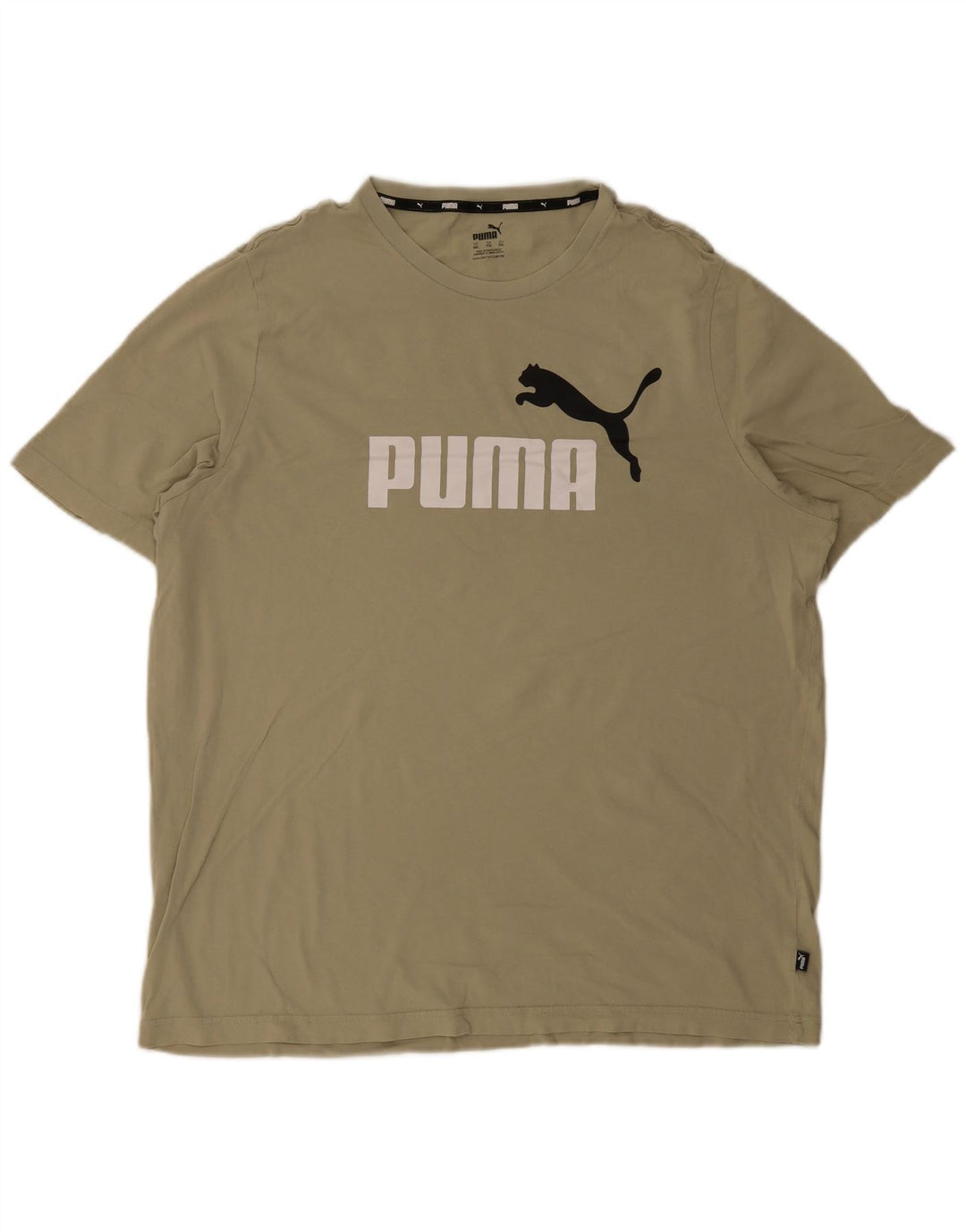 Męski T-shirt z grafiką Puma Top 2XL Khaki