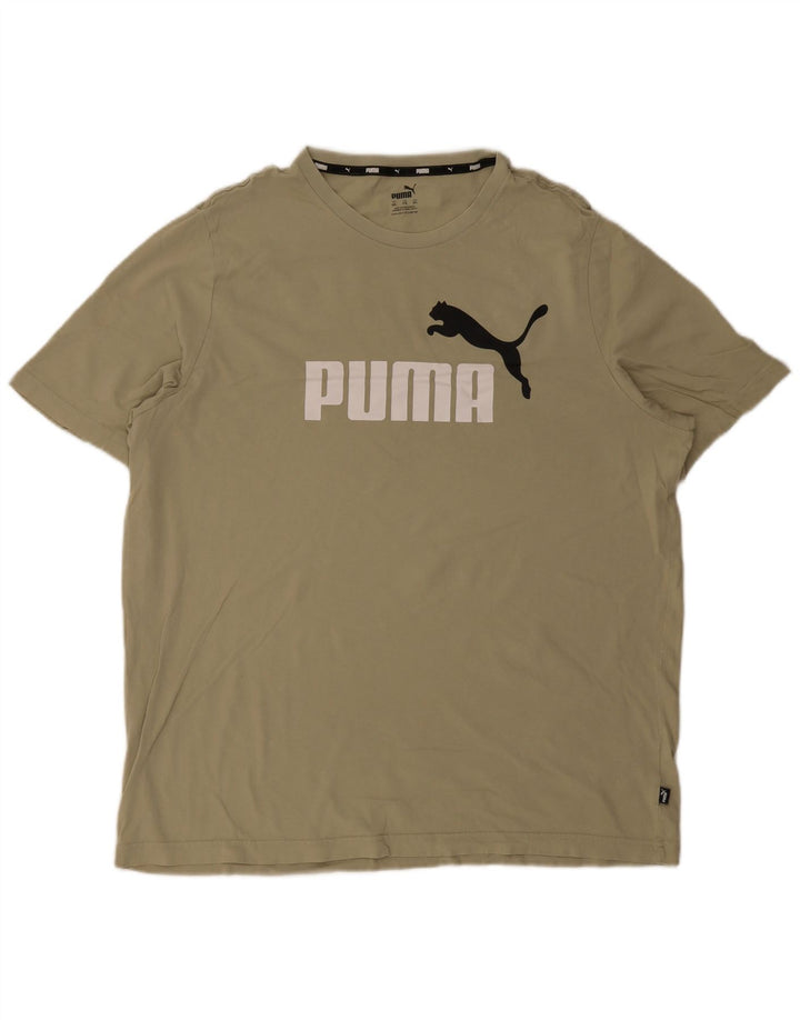Męski T-shirt z grafiką Puma Top 2XL Khaki