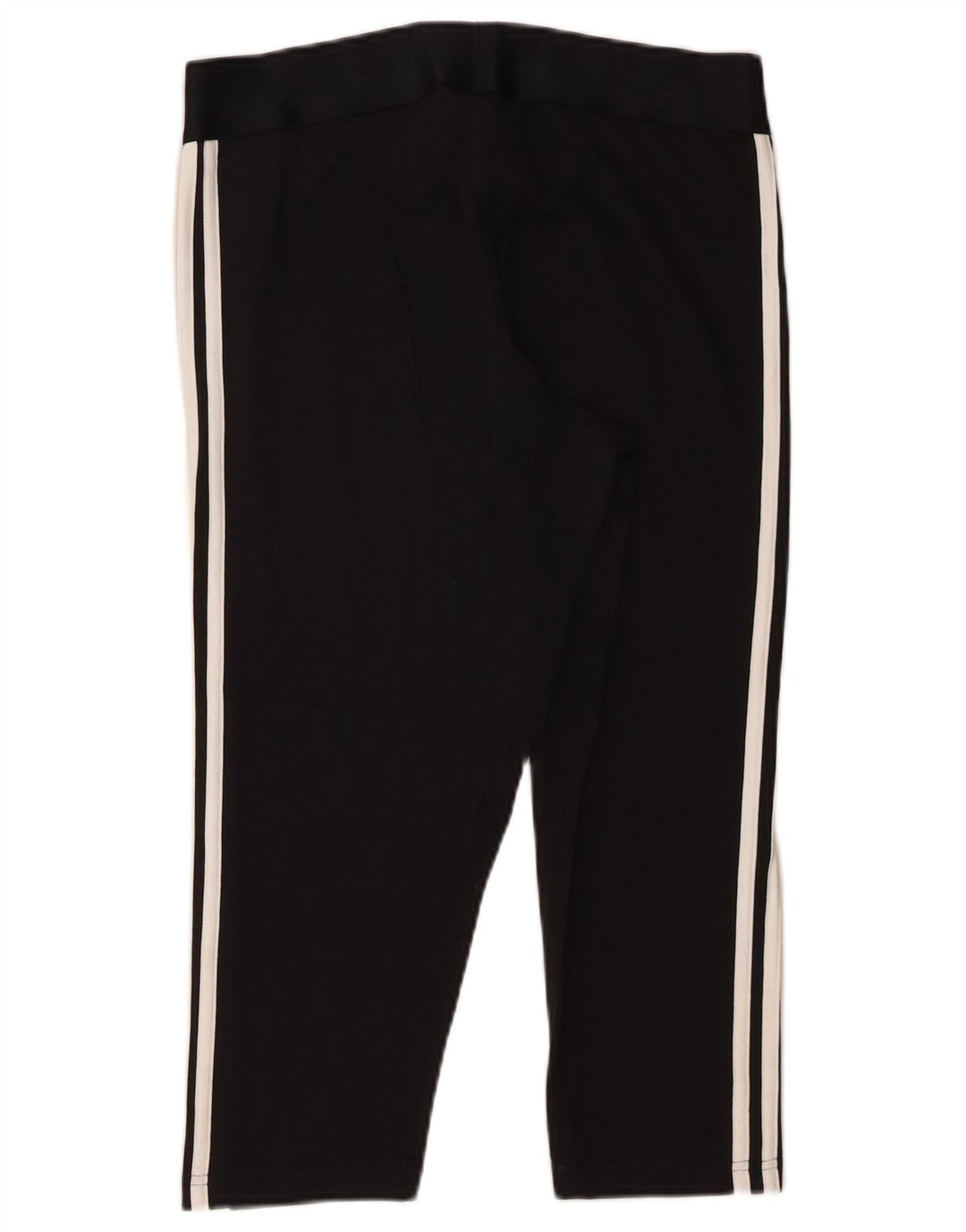 Damskie legginsy Adidas Capri UK 16, duże, czarne, bawełniane