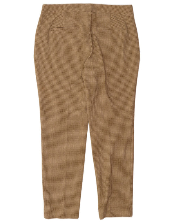 Spodnie damskie Zara Slim Chino EU 40 Medium W30 L26 Beżowe cętki
