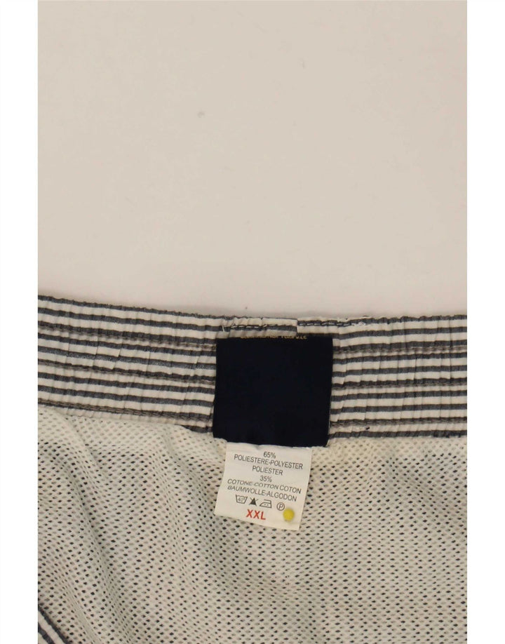 Męskie spodenki kąpielowe Nautica 2XL Niebieskie, poliestrowe prążki