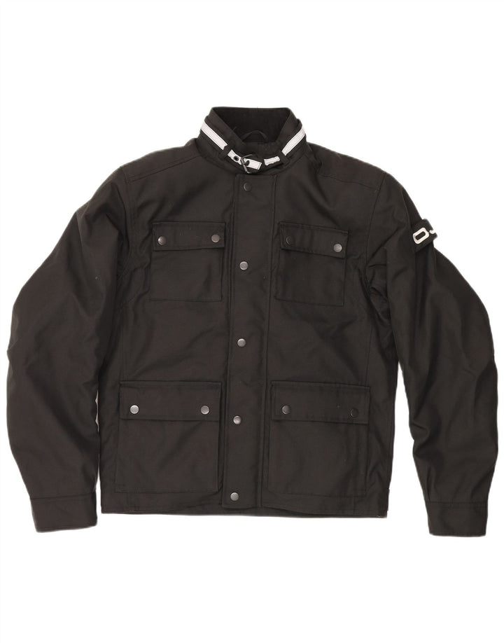 Męska kurtka wyścigowa OJ Atmosfere UK 38, średni czarny poliester