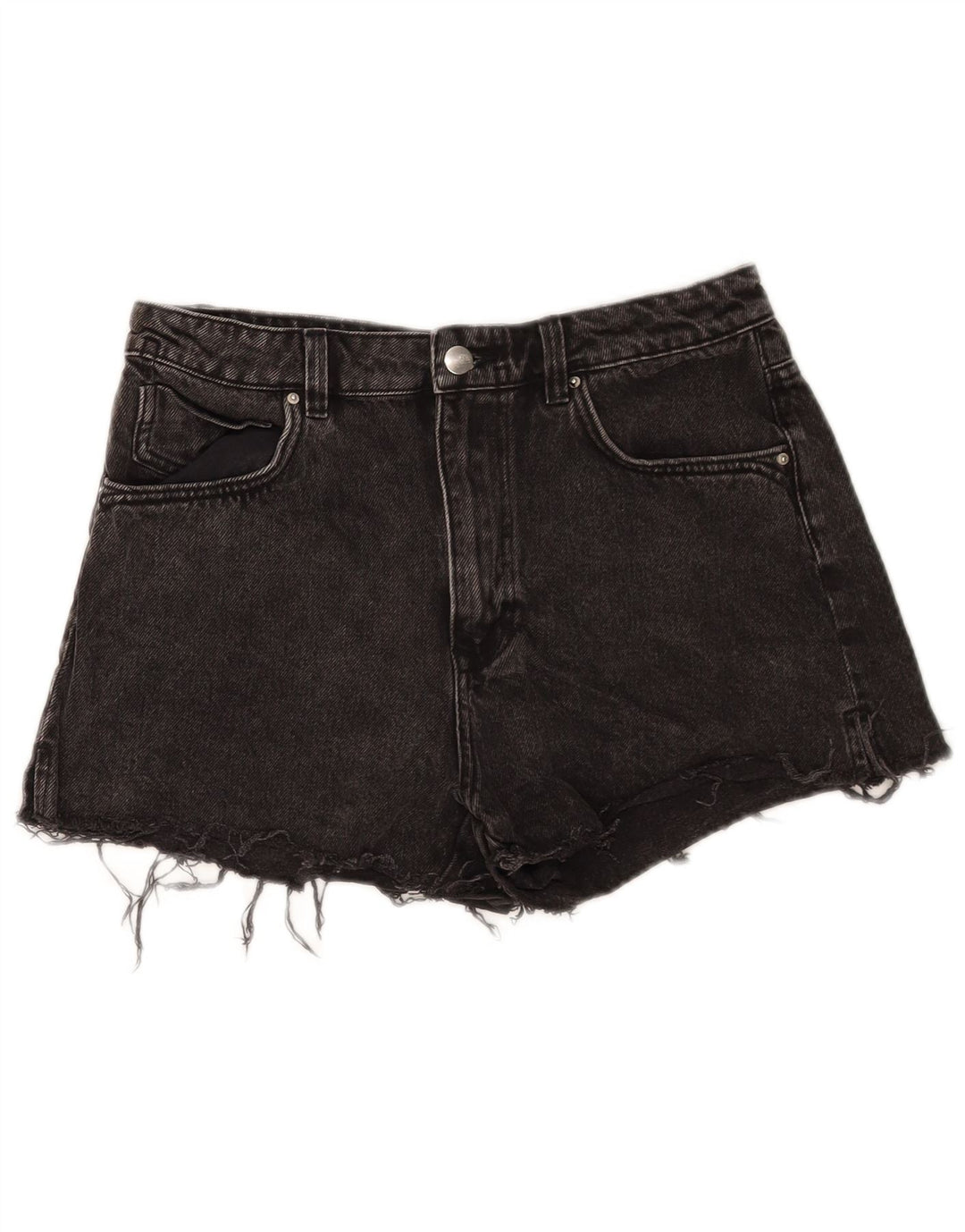 Damskie spodenki jeansowe Zara EU 40 Medium W30, czarna bawełna