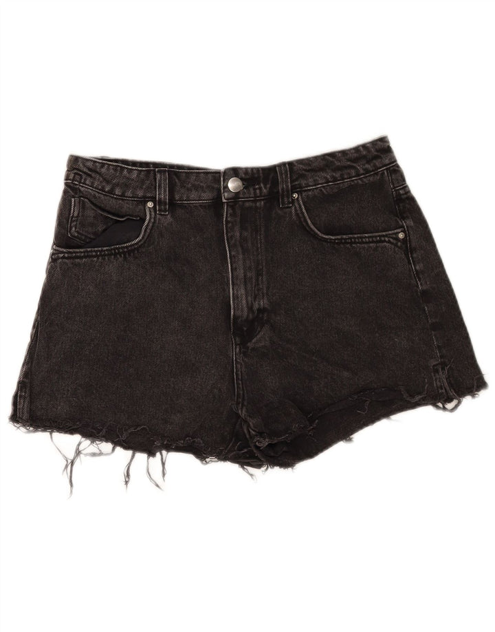 Damskie spodenki jeansowe Zara EU 40 Medium W30, czarna bawełna