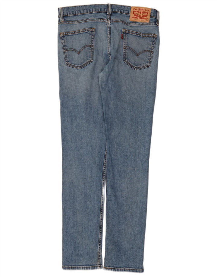 Męskie jeansy Levi's 511 Slim W34 L34 Niebieska bawełna