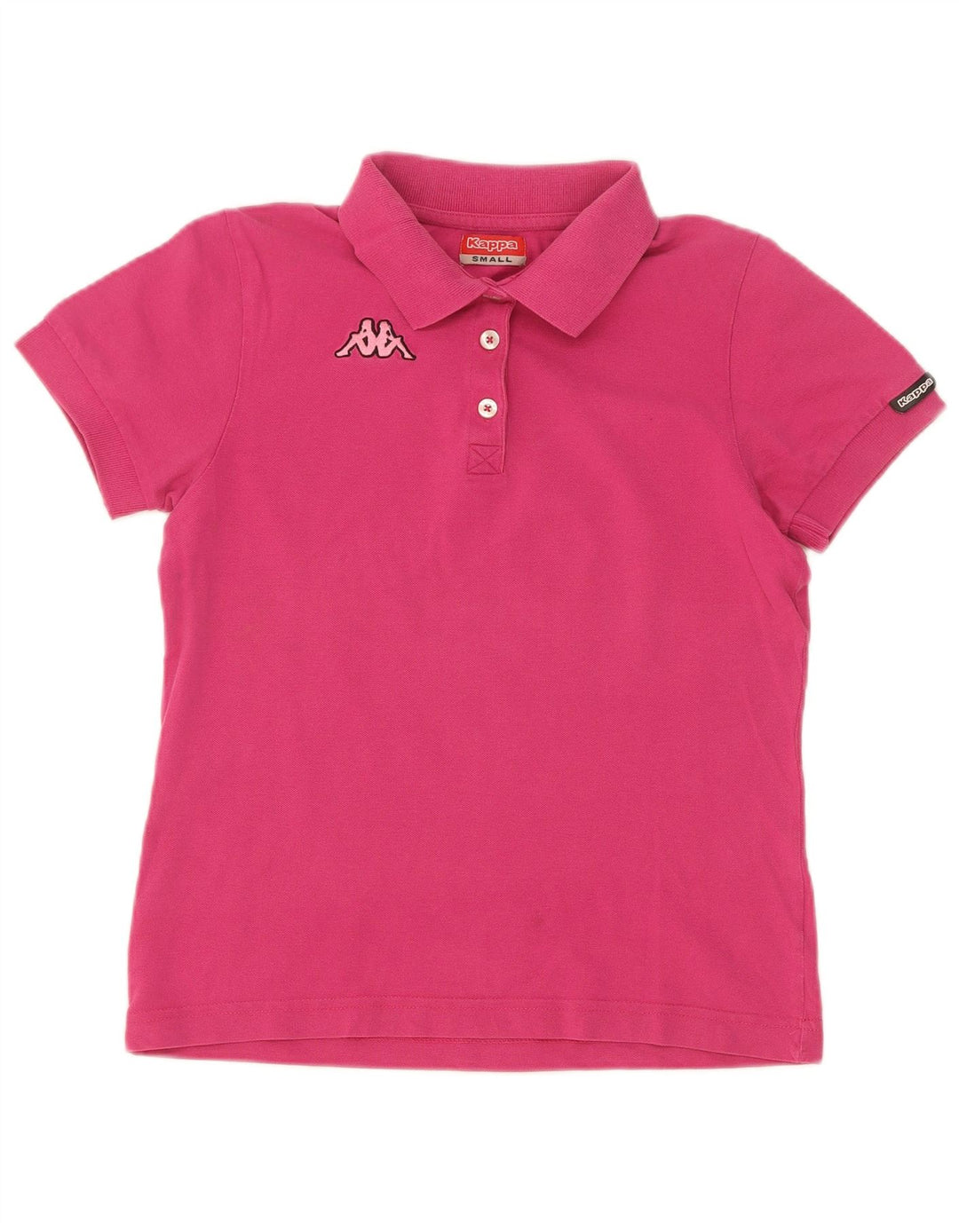 Damska koszulka polo Kappa UK 10, mała, różowa