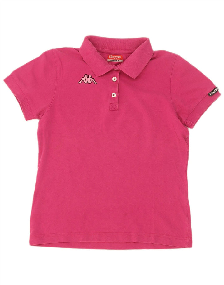 Damska koszulka polo Kappa UK 10, mała, różowa