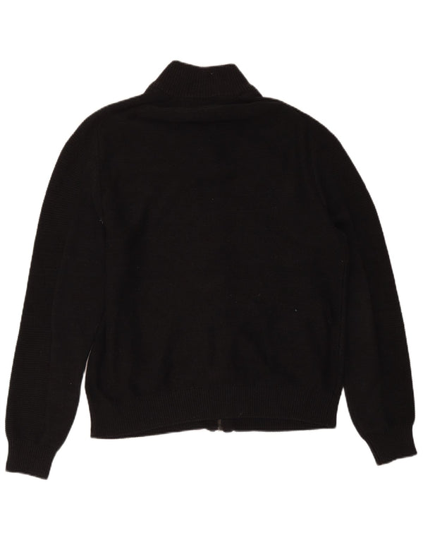 Męski sweter rozpinany Guess UK 40, średni czarny, bawełniany