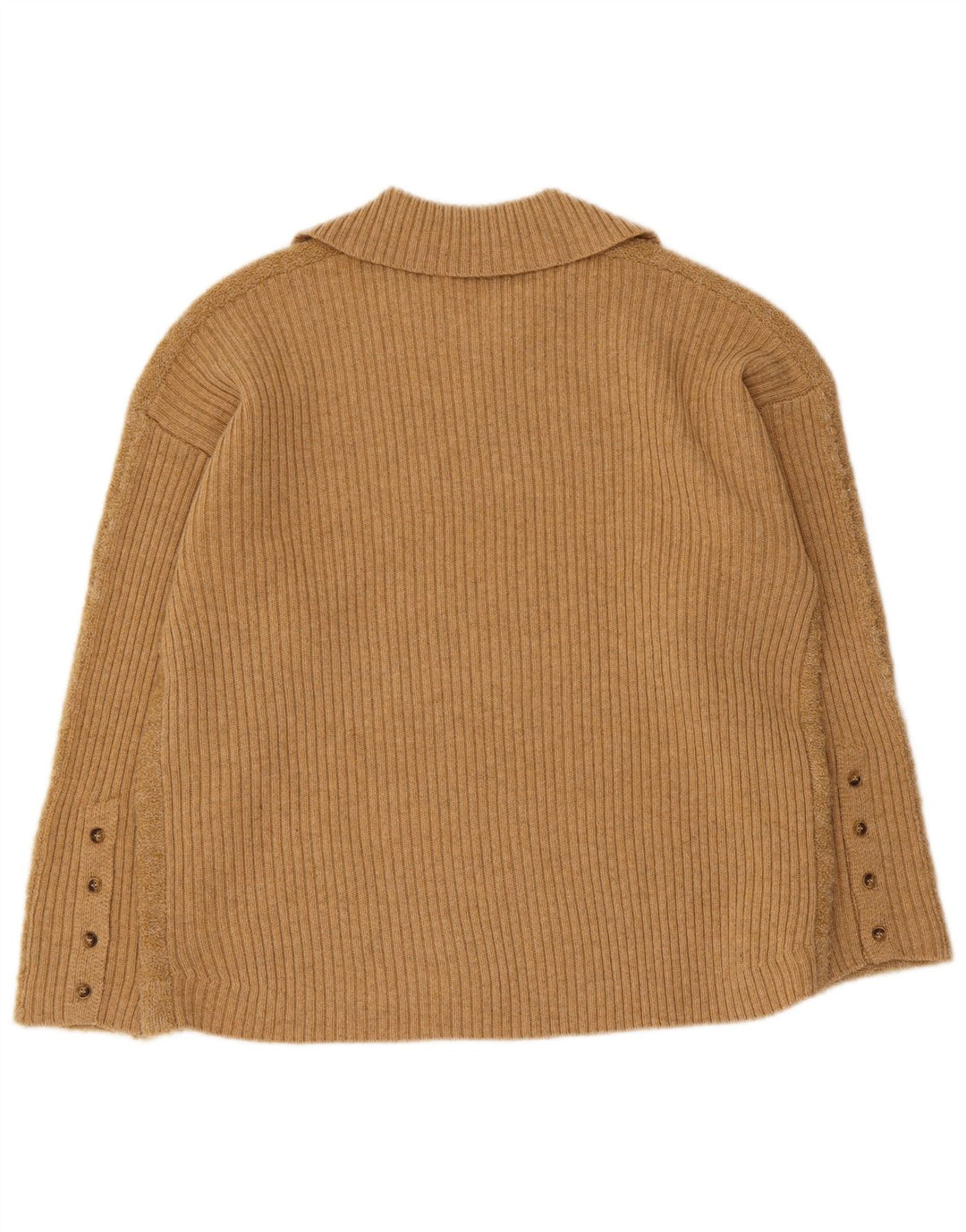 Damski sweter polo Indi & Cold UK 14 Średni beżowy wełniany