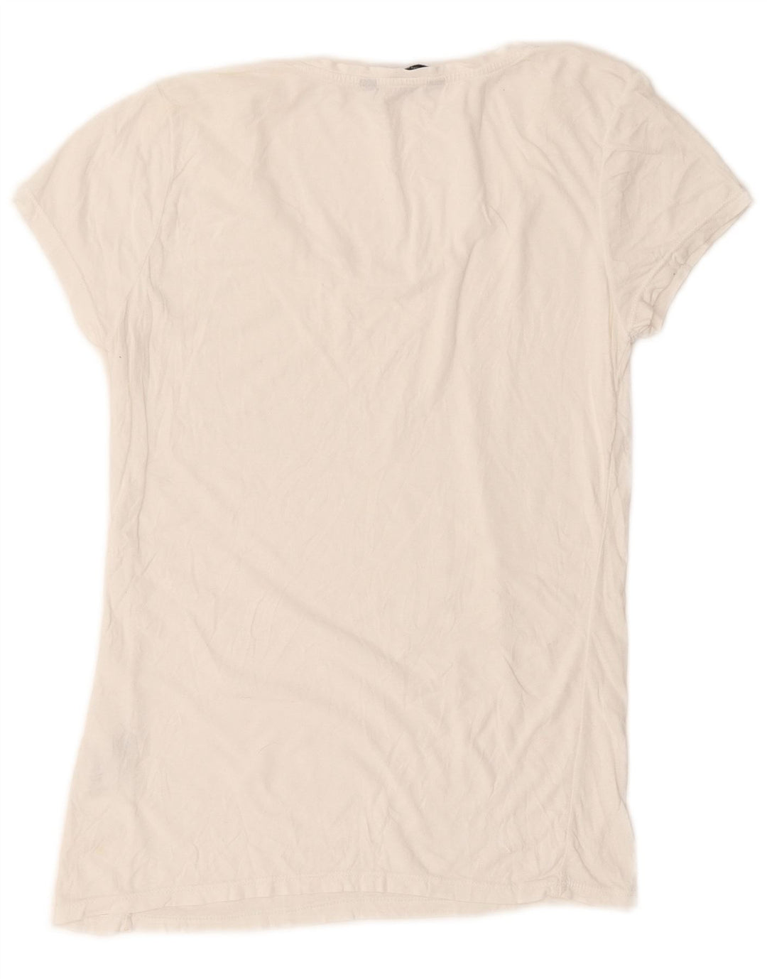 T-shirt damski French Connection Top UK 10, mały, biały, bawełniany