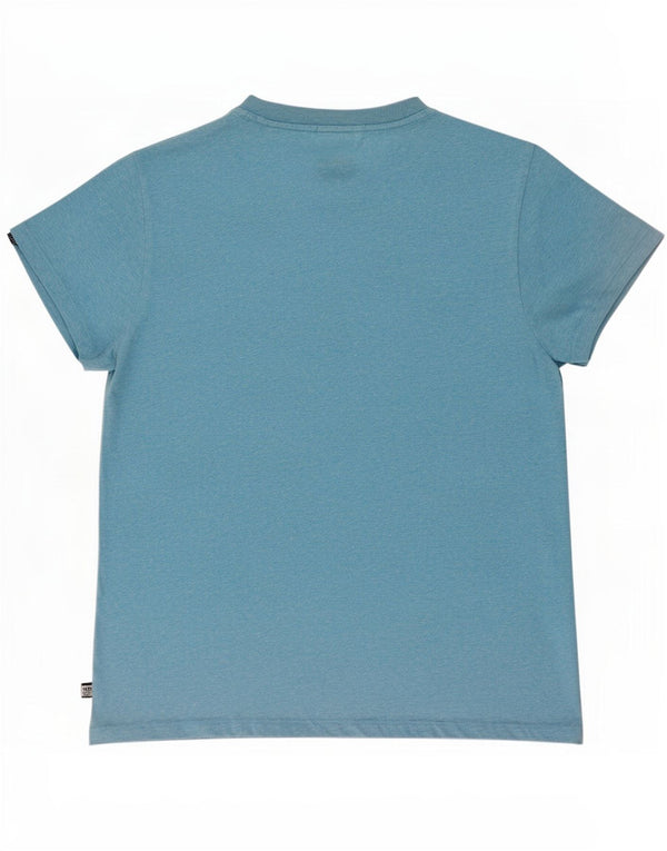 Męski T-shirt Superdry, duży, niebieski, bawełniany w cętki