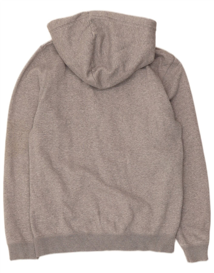 Męski sweter z kapturem i zamkiem Jack Wills, średnioszary, bawełniany w cętki
