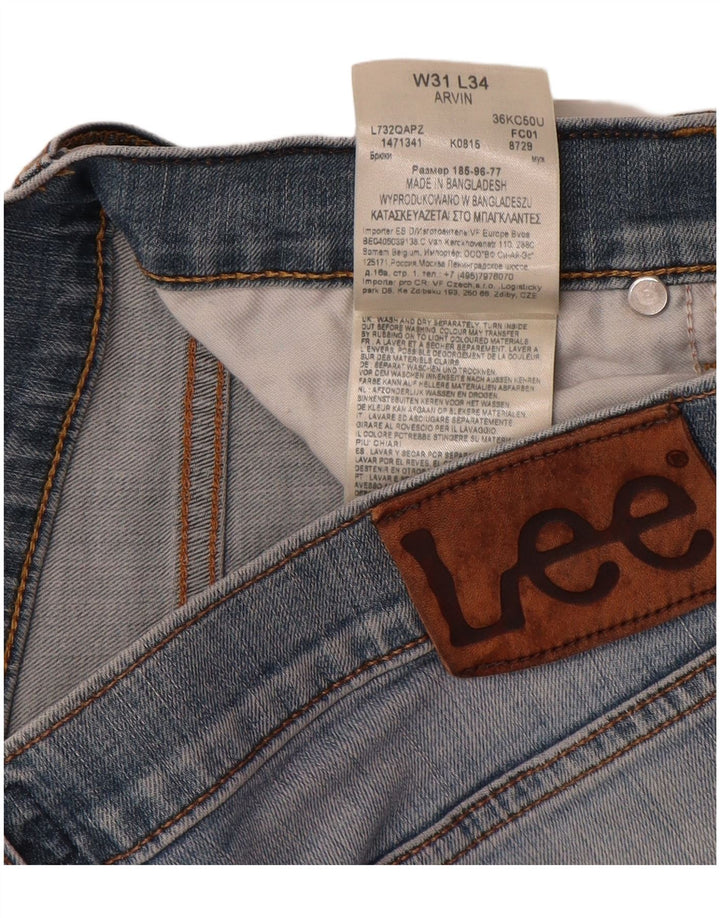 Męskie jeansy Lee Arvin Slim W31 L34 Niebieskie bawełniane