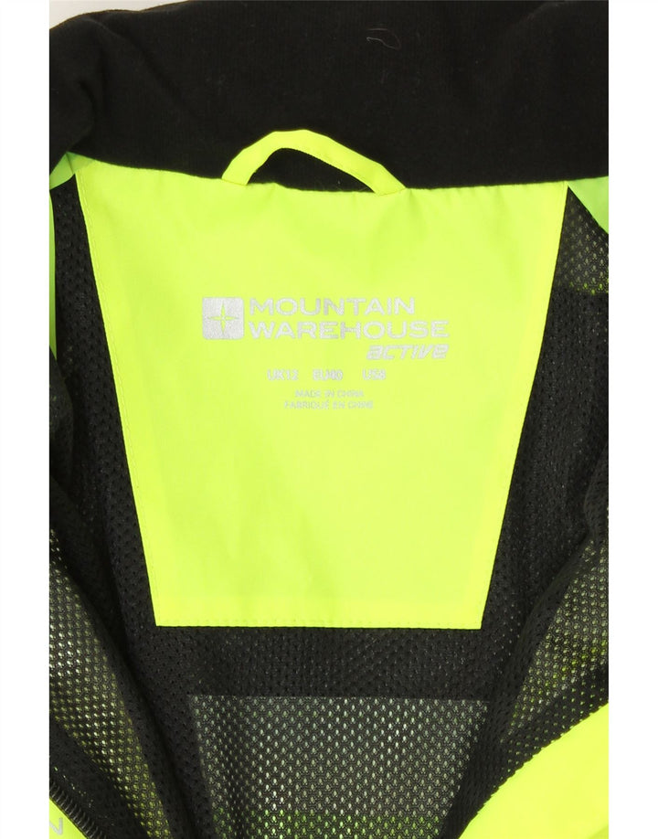 Damska kurtka przeciwdeszczowa Mountain Warehouse UK 12 w kolorze średniożółtym