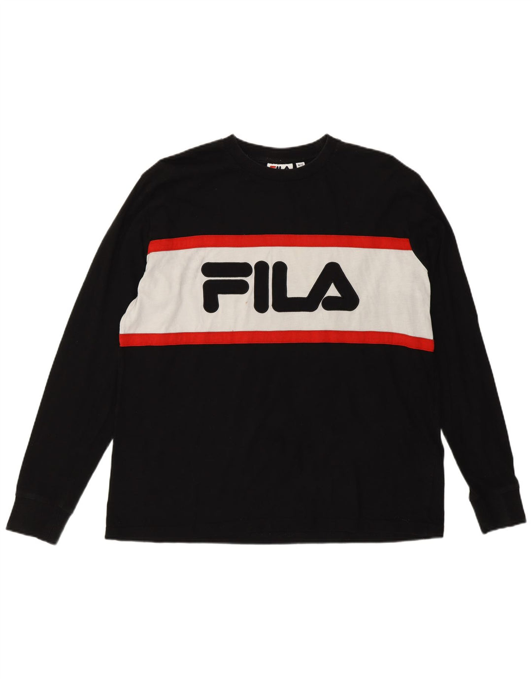Damska bluza Fila Graphic Jumper UK 12 w kolorze średniej czerni