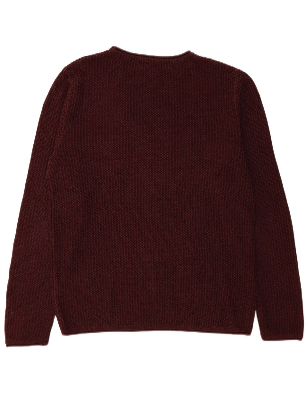 Męski sweter Jack & Jones z okrągłym dekoltem, duży, bordowy