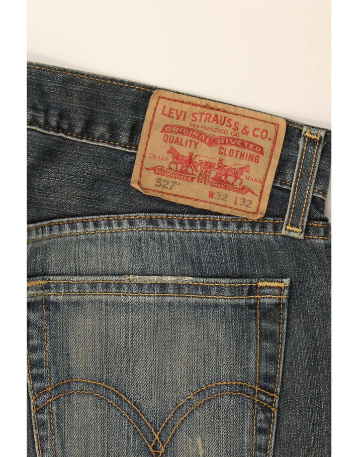 Damskie dżinsy Levi's 527 Bootcut W32 L32 Granatowa bawełna