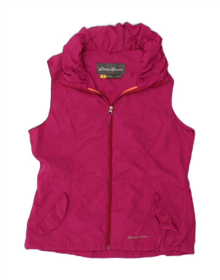 EDDIE BAUER Womens Gilet UK 14 Medium Pink Nylon Vintage Eddie Bauer and Second-Hand Eddie Bauer from Messina Hembry 